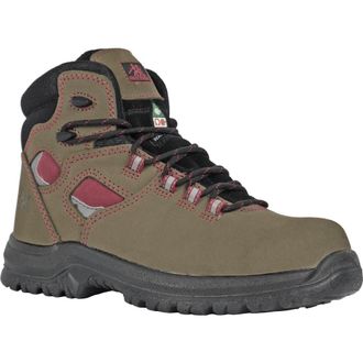 Moxie Trades Moxie Olive Lacy Womens Composite Toe Work Boot in Brown at Nordstrom, Size 9.5