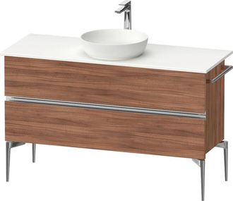 Duravit Duravit - Sivida Consola Mueble Bajo Lavabo, 2 Cajones, Tirador