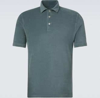 Fedeli Mondial cotton terry polo shirt