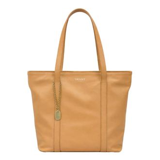Twinset Shopper Bag - female - Twinset - Shopping Bags - Brown - ONE SIZE - Bags