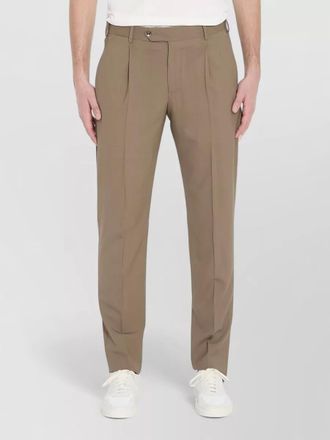 Pantaloni Torino union virgin wool tailored trousers