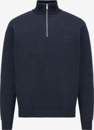 Genti Turtle Half Zip Sweater | Donkerblauw