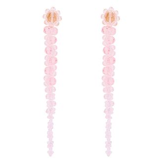 Simone Rocha Drip Earrings - female - Simone Rocha - Earrings - Pink - ONE SIZE - Accessories