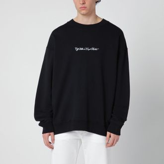 Off-white Black Script Arrow Diagonal Skate sweatshirt