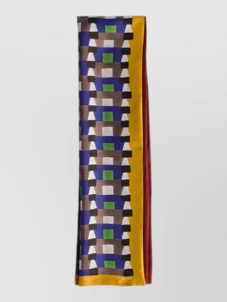 Miu Miu layered foulard scarf sleeveless ruffled detail