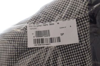 Dolce & Gabbana Mens Gray Checkered Single Breasted Jacket Blazer Virgin Wool Clothing