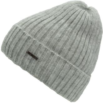 Chillouts Beanie CHILLOUTS Tuva Hat, Damen, grau (light grau), Obermaterial: 57% Polyacryl, 34% Wolle, 5% Polyamid, 4% Polyester, unifarben, M&uuml;tzen Beanie, in f