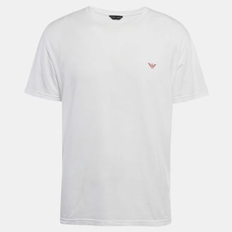 Emporio Armani Underwear White Cotton Jersey T-Shirt