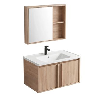 Rea Un Conjunto De Muebles De Ba&ntilde;o Con Lavabo Rea Gama T25023 Bxm 70cm Beige