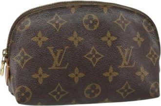 Louis Vuitton Pre-owned Clutches, female, Brown, Size: ONE SIZE Pre-owned Clutch
