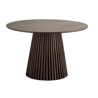 Moloo de comedor redonda para 4 personas &oslash;120 cm roble ahumado