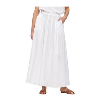 Lina Locchi Ll-Adele Maxi Rok - Dames - Rokken - Wit - Maat: M