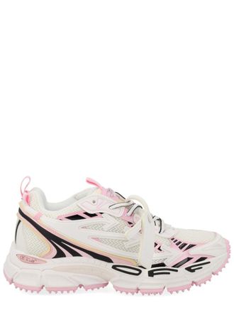 Off-white Be Right Back Layered Design Mesh Sneakers