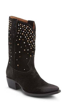 Frye Sacha Stud Western Boot in Blac at Nordstrom Rack, Size 9