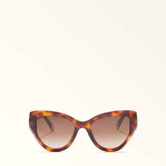 Furla Occhiali Da Sole Havana Marrone Acetato Donna
