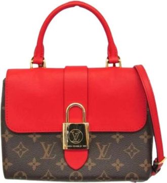 Louis Vuitton Pre-owned Handbags, female, Red, Size: ONE SIZE Pre-owned Canvas Handbag