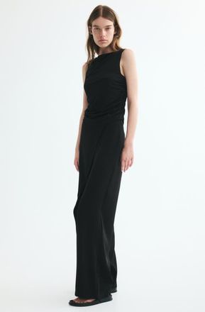 H&M Wrap-detail Twill Pants in Black at Nordstrom, Size 12