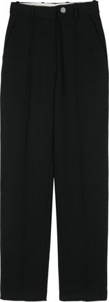 Viktor & Rolf tapered trousers - women - other fibers/Nylon/Cotton - M - Black
