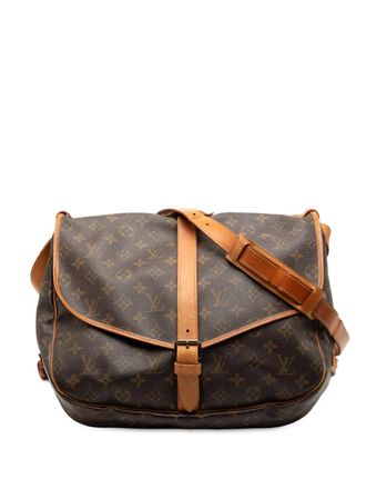 Louis Vuitton 1988 Monogram Saumur 35 crossbody bag - Brown
