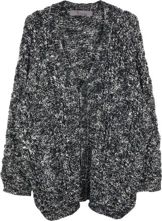 Yohji Yamamoto Cardigan con scollo a V - Nero