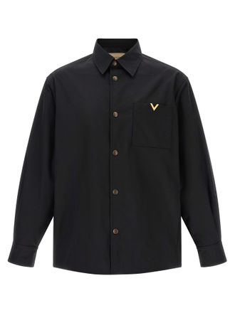 Valentino Garavani Black Polyester Mens Jacket