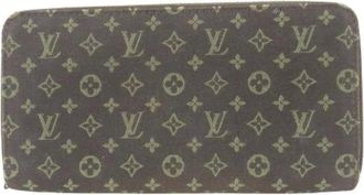Louis Vuitton Pre-owned Wallets, female, Brown, Size: ONE SIZE Pre-owned Canvas Wallet