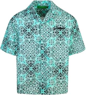 Garment Workshop Paisley Bandana Shirt - Heren - Korte mouwen Overhemden - Veelkleurig - XL - Overhemden