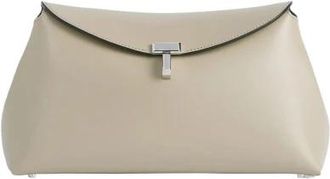 Toteme Wal 944 Le 0004 Schoudertas - Dames - Schoudertassen - Beige - ONE Size - Leer - Tassen