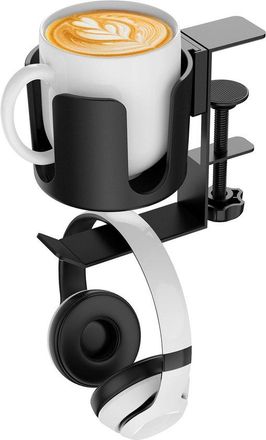 OEM Portavasos Para Coche, Soporte Universal, Soporte Doble Ajustable Bebidas, Portavasos Plegable Coche, Soporte Multifuncional Giratorio 360&deg; Coche