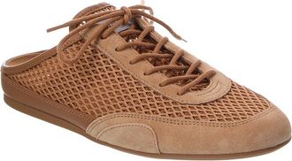 Jimmy Choo London Sunny/F Mesh & Suede Mule Sneaker