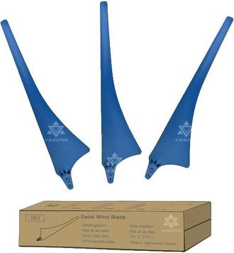 OEM Palas De Turbina E&oacute;lica, Material Duradero, Dise&ntilde;o Aerodin&aacute;mico, 3 Delta Blue
