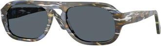 Persol Heren, Accessoires, Bruin, Maat: 54 MM