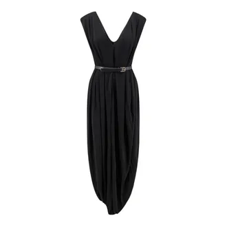 Loewe Dames, Jurken, Zwart, Maat: XS Viscose