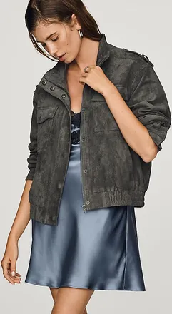 Dolan Faux-Suede Utility Jacket