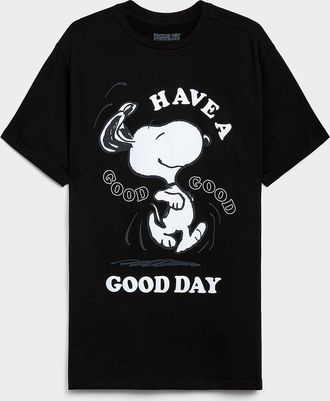 Le 31 Mens Peanuts Good Day T-shirt