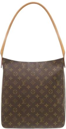 Louis Vuitton Pre-owned Shoulder Bags, female, Brown, Size: ONE SIZE Pre-owned Looping GM Shoulder Bag