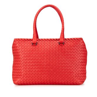 Bottega Veneta Intrecciato Leren Tote
