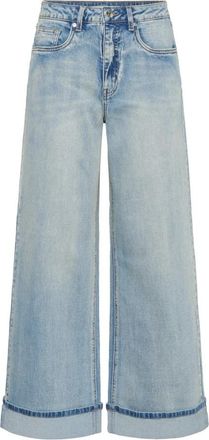 Gestuz Wijde Jeans Gewassen Blauw - Dames - Loose Fit Jeans - Blauw - W28 L32 - Jeans