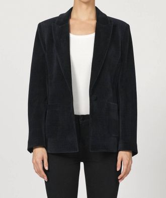 Dear John Denim Elfie Corduroy Blazer In Black