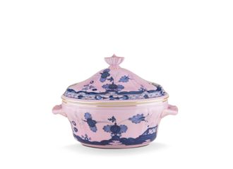 Ginori 1735 Oriente Italiano - A.doccia Zuppiera Ovale Con Coperchio lt 3,85