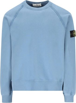 Stone Island Felpa Girocollo Oversize In Cotone Garzato-Uomo