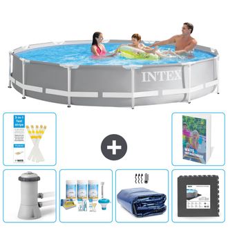 Intex Piscina Prism Frame Redonda - 366x76 Cm - 7-piezas S233