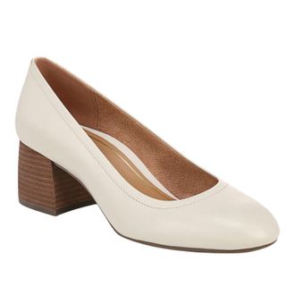 Vionic Womens Carmel Heel In Cream