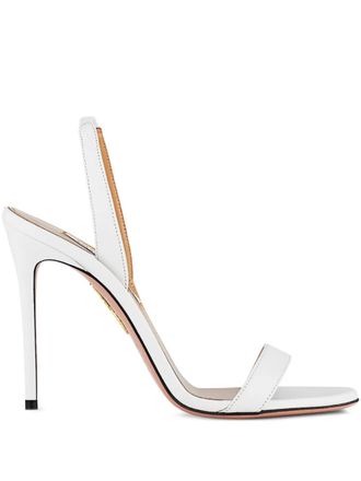 Aquazzura 105mm So Nude sandals - White