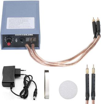 OEM Soldador Por Puntos Port&aacute;til De 5000 W, Soldador Por Puntos Port&aacute;til De Alta Potencia, 0-800 A, M&aacute;quinas De Soldadura De Corriente Ajustable Para Bate