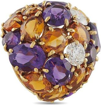 Cellini Cellino 18K 1.70 ct. tw. Diamond & Gemstone Ring (Authentic Pre-Loved)
