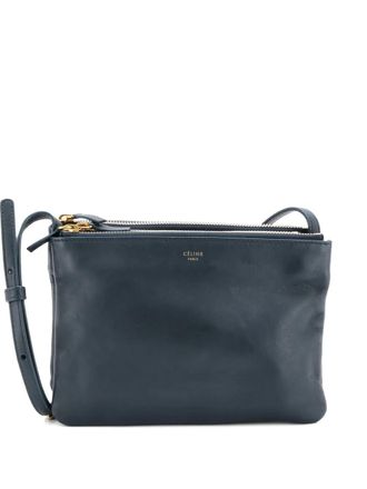 Celine Trio Leather Small crossbody bag - Verde