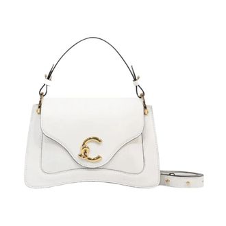 Coccinelle C-Me Handtas - Dames - Handtassen - Wit - ONE Size - Leer - Tassen