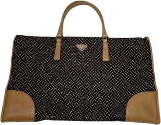 Prada Pre-owned Wool prada-bags - Dames - Vintage Shopper - Bruin - ONE Size - Vintage