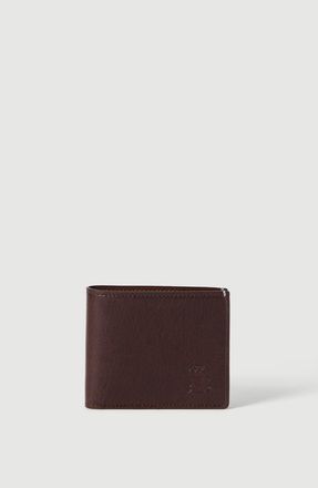 Brunello Cucinelli Brushed leather wallet in Brown at Nordstrom